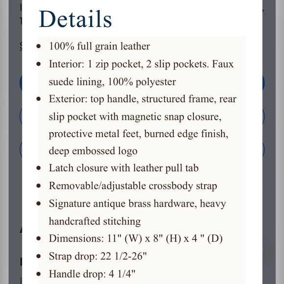 Patricia Nash Gracchi Tooled Leather Satchel/Crossbody Florence P38407 - Picture 10 of 10